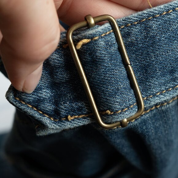 Anthropologie Pilcro Barrel Jeans Pleat Front 40s High Waist Retro 50s Crop - Picture 8 of 11